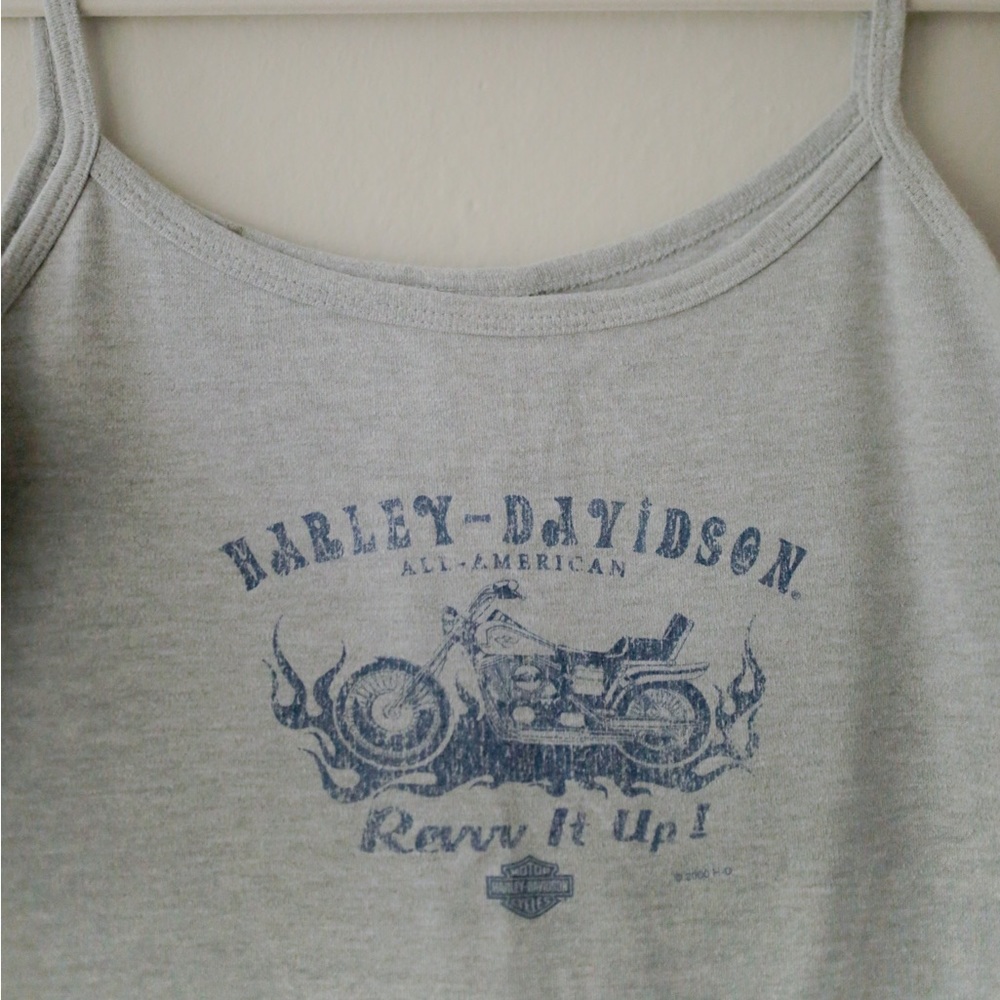 Vintage Harley Davidson spaghetti strap top